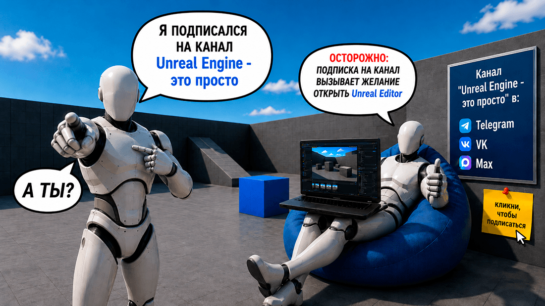 Канал Unreal Engine — это просто