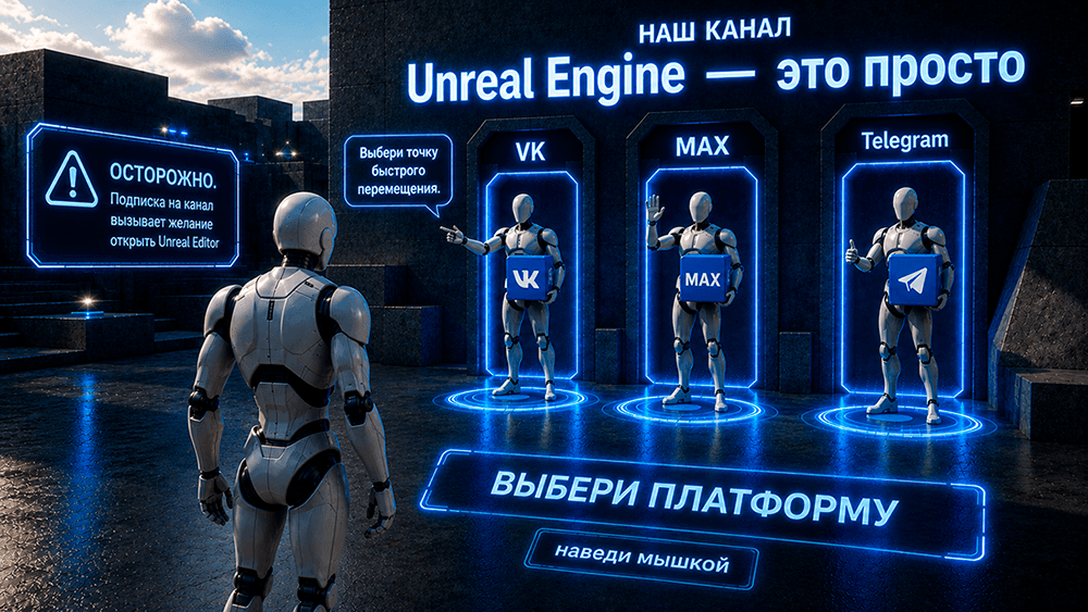 Канал Unreal Engine — это просто