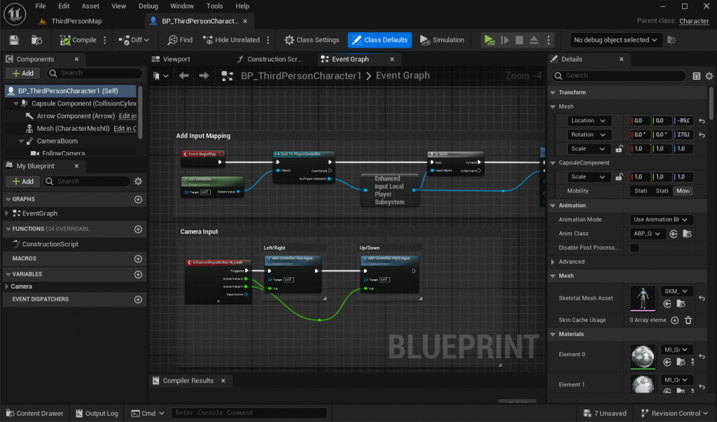 Unreal Engine Blueprint - основы Visual Scripting в UE5, UE4