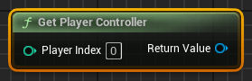 Функция Get Player Controller в Unreal Engine (UE4, UE5)