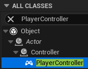 Иерархия класса PlayerController