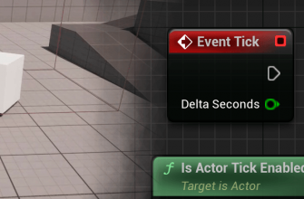 Событие Event Tick