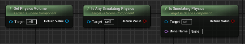 Scene Component: функции для работы с физикой Scene Component: функции для работы с физикой