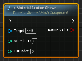 Blueprint-функция Is Material Section Shown в Unreal Engine (UE5, UE4) Blueprint-функция Is Material Section Shown в Unreal Engine (UE5, UE4)