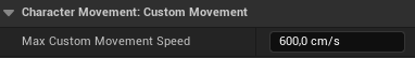 Character Movement: Custom Movement Character Movement: Custom Movement