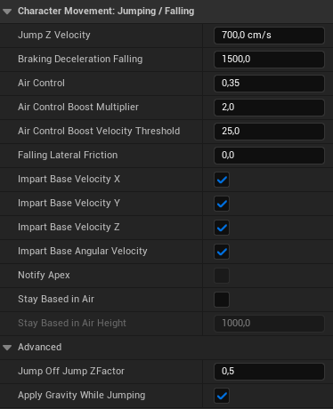 Character Movement: Jumping / Falling Character Movement: Jumping / Falling