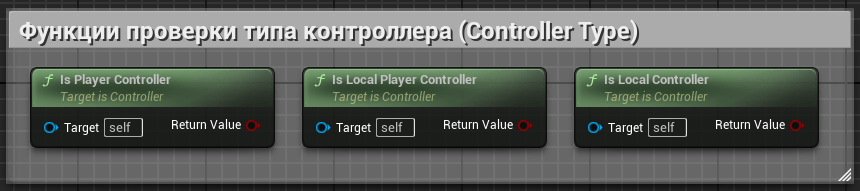 Функции проверки типа контроллера (Controller Type) Функции проверки типа контроллера (Controller Type)