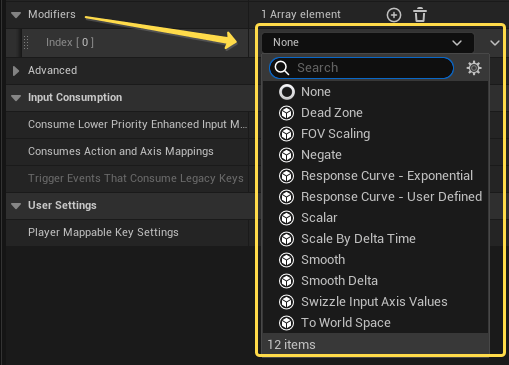 Input Modifiers в системе Enhanced Input (UE5) Input Modifiers в системе Enhanced Input (UE5)