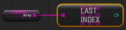 Blueprint-функция Last Index Blueprint-функция Last Index
