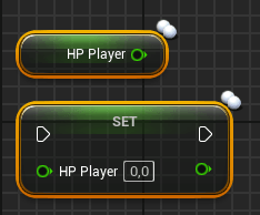Реплицированная (Replicated) переменная HP_Player Реплицированная (Replicated) переменная HP_Player