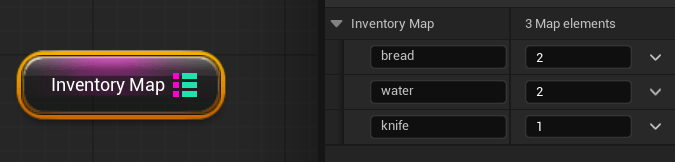 Инвентарь игрока, сохранённый в переменной Inventory Map с контейнерным типом Map Инвентарь игрока, сохранённый в переменной Inventory Map с контейнерным типом Map