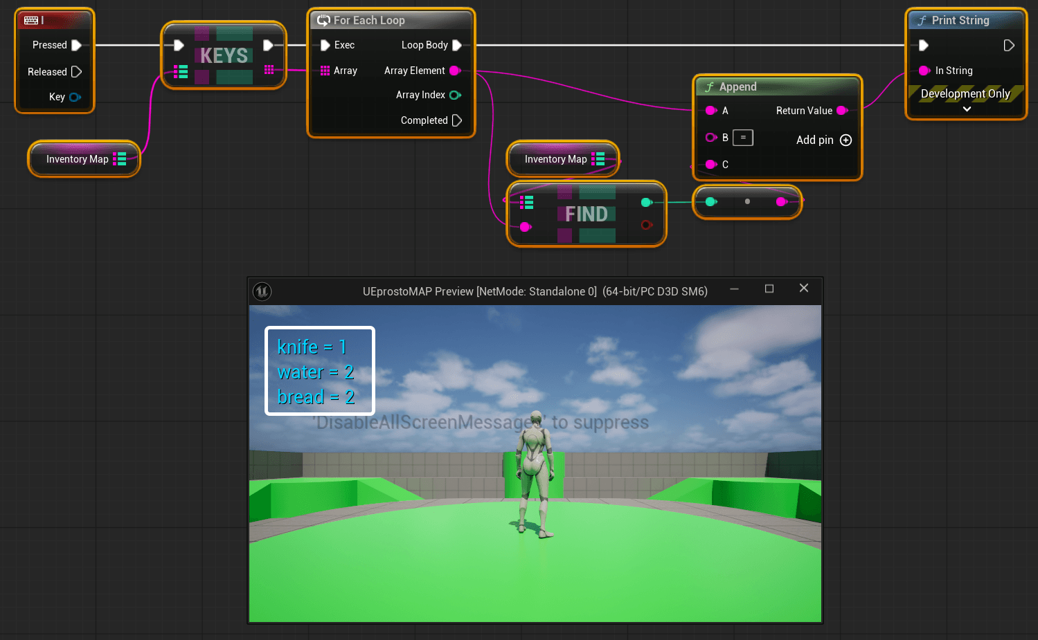 Перебор Map в старых версиях Unreal Engine с использованием функций Keys + For Each (Array) Перебор Map в старых версиях Unreal Engine с использованием функций Keys + For Each (Array)