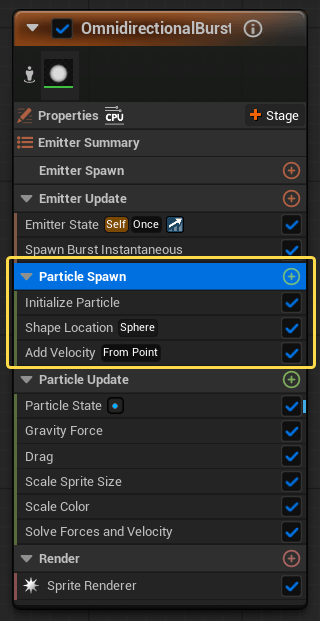 Категория Particle Spawn Категория Particle Spawn