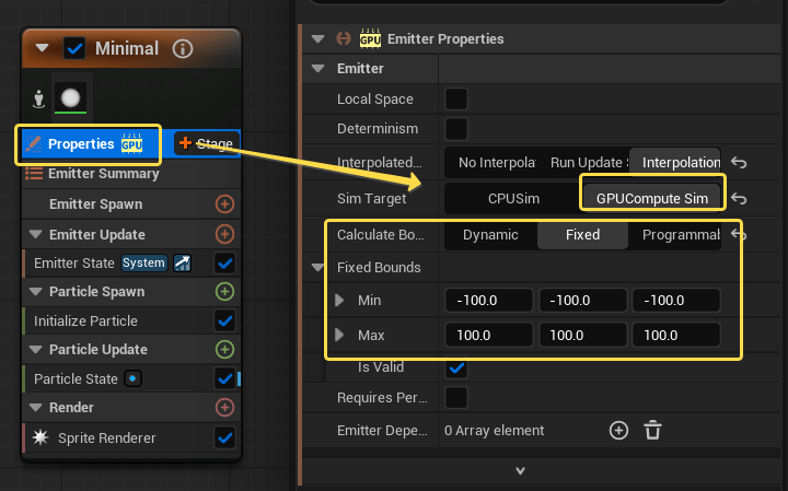 Calculate Bounds Mode = Fixed Calculate Bounds Mode = Fixed